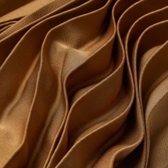 ❌SOLD❌ Stylish-Goddess Bronze Pleat Dress - Picture 12 of 15